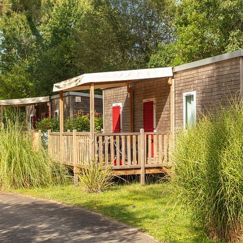 BUNGALOW 6 personnes - Comfort XL | 3 Ch. | 6 Pers. | Terrasse surélevée | Clim. | TV