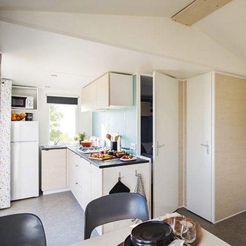 BUNGALOW 4 personnes - Ultimate | 2 Ch. | 4 Pers. | Terrasse surélevée | 2 SDB | Clim. | TV