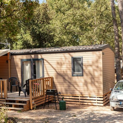 BUNGALOW 4 personnes - Mobil-home | Ultimate | 2 Ch. | 4 Pers. | Terrasse Lounge | 2 SDB | Clim. | TV