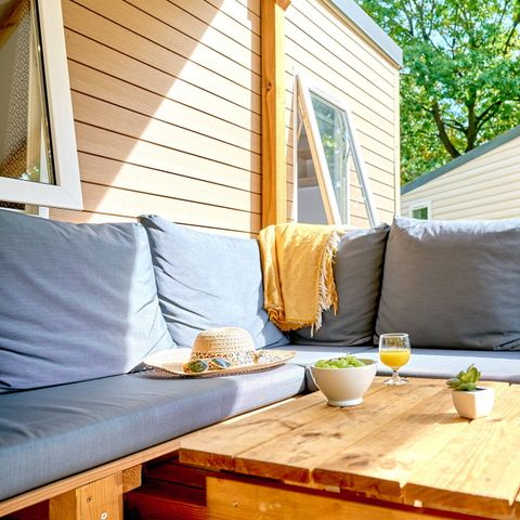 BUNGALOW 6 personnes - Mobil-home | Premium Exclusive | 3 Ch. | 6 Pers. | Terrasse Lounge | Clim. | TV