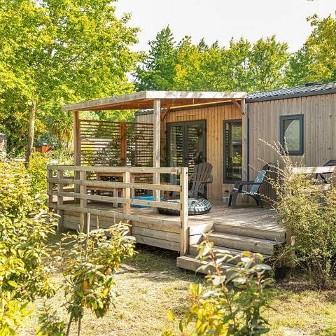 BUNGALOW 6 personnes - Mobil-home | Premium Exclusive | 3 Ch. | 6 Pers. | Terrasse Lounge | Clim. | TV