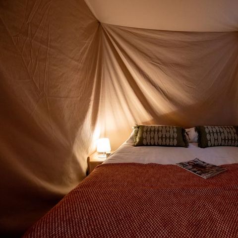 Tente en toile et en bois 5 personnes - Tente Maori