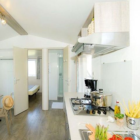 Mobilhome 6 personnes - Mobil home Comfort XL 4/6 personnes Climatisé (env. 30m²)