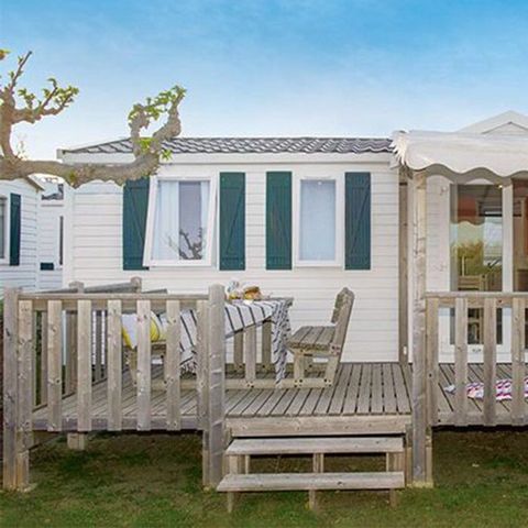 Mobilhome 6 personnes - Mobil home Comfort XL 4/6 personnes Climatisé (env. 30m²)