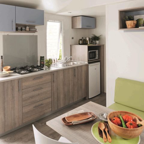 BUNGALOW 6 personnes - 2 chambres et convertible salon + climatisation