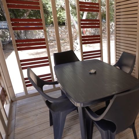 Chalet 4 personnes - Bois 2 chambres Climatisé