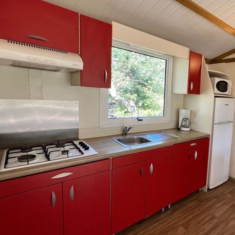 Chalet 6 personnes - Chalet bois 3 chambres Climatisé - Dimanche