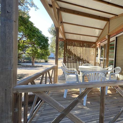 Chalet 6 personnes - Chalet bois 3 chambres Climatisé - Dimanche