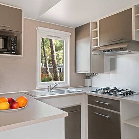 BUNGALOW 6 personnes - Mobil-home | Classic | 3 Ch. | 6 Pers. | Terrasse surélevée | Clim.