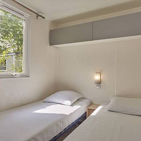 Mobilhome 6 personnes - Mobil-home | Classic | 3 Ch. | 6 Pers. | Terrasse surélevée | Clim. | TV