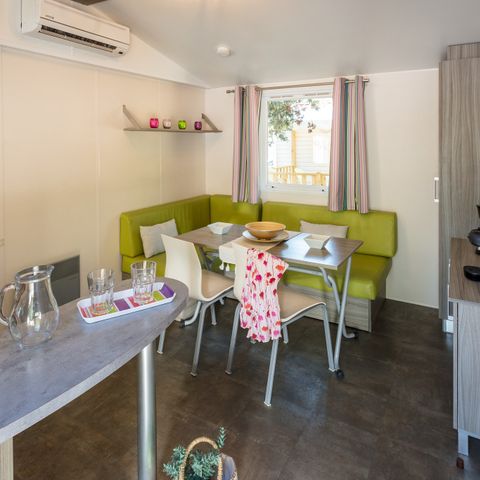 Mobilhome 6 personnes - Classic | 2 Ch. | 4/6 Pers. | Terrasse surélevée | Clim.