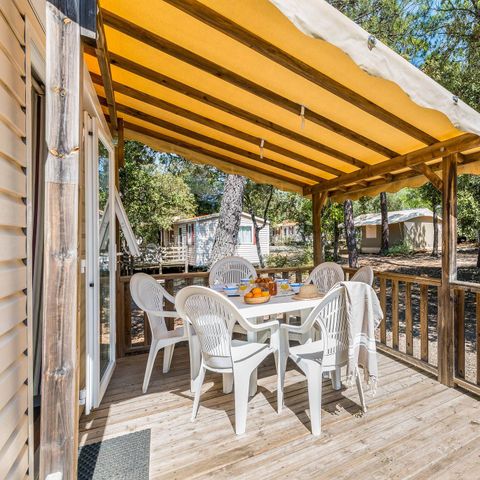 Mobilhome 6 personnes - Mobil-home | Classic | 3 Ch. | 6 Pers. | Terrasse surélevée | Clim.