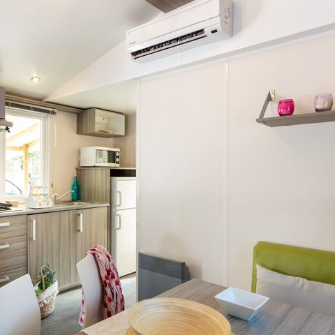 Mobilhome 6 personnes - Classic | 2 Ch. | 4/6 Pers. | Terrasse surélevée | Clim.