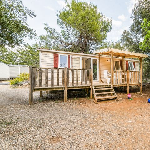 Mobilhome 6 personnes - Classic | 2 Ch. | 4/6 Pers. | Terrasse surélevée | Clim.