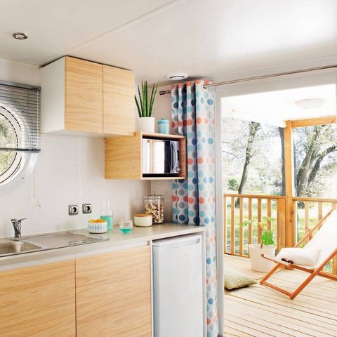 Mobilhome 4 personnes - Mobil-home | Premium | 2 Ch. | 4 Pers. | Terrasse simple | Clim. | TV