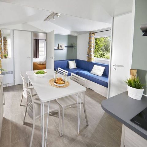 Mobilhome 6 personnes - Mobil-home | Premium Exclusive | 3 Ch. | 6 Pers. | Terrasse Lounge | Clim. | TV