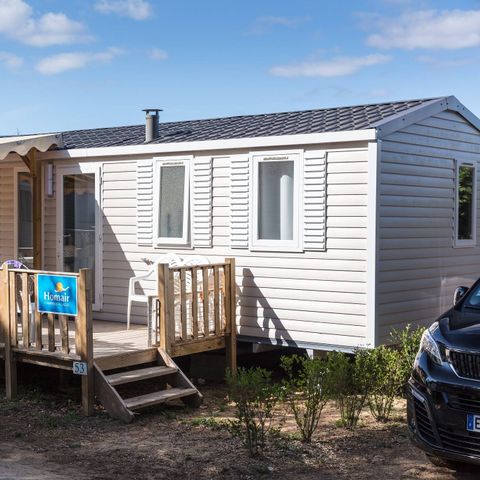 Mobilhome 6 personnes - Mobil-home | Comfort | 3 Ch. | 6 Pers. | Terrasse surélevée | Clim.
