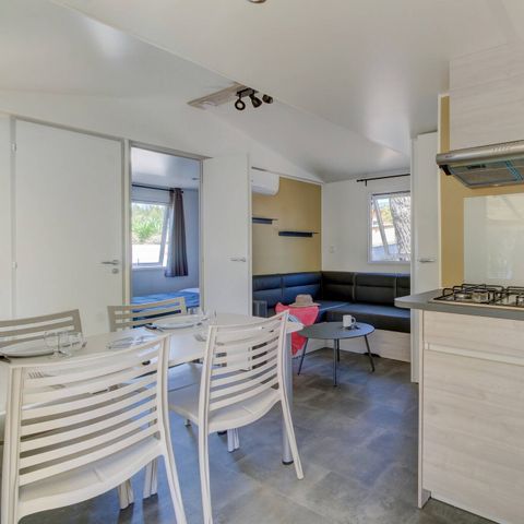 Mobilhome 6 personnes - Mobil-home | Comfort | 3 Ch. | 6 Pers. | Terrasse Lounge | Clim.