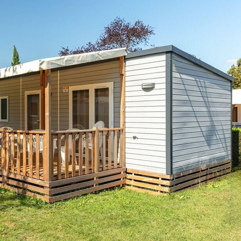 Mobilhome 4 personnes - Mobil-home | Premium | 2 Ch. | 4 Pers. | Terrasse surélevée | Clim.