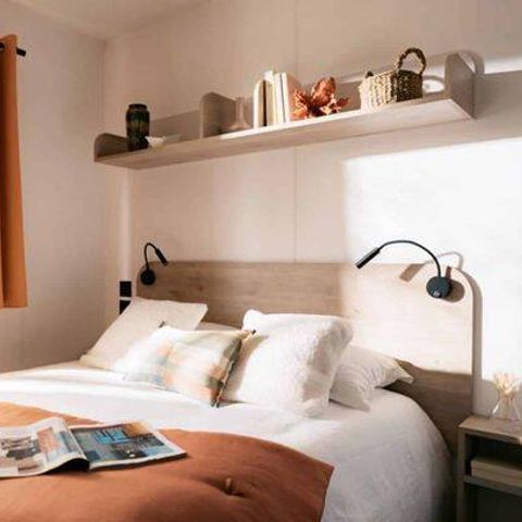 Mobilhome 8 personnes - Mobil-home | Comfort | 4 Ch. | 8 Pers. | Terrasse surélevée | 2 SDB | Clim.