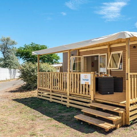 Mobilhome 6 personnes - Premium | 3 Ch. | 6 Pers. | Terrasse Lounge | Clim. | TV