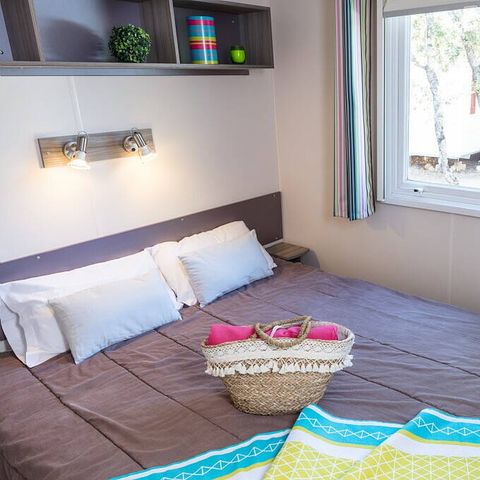 Mobilhome 6 personnes - Premium | 3 Ch. | 6 Pers. | Terrasse Lounge | Clim. | TV