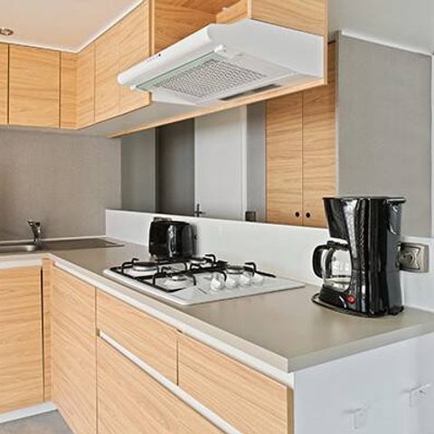 Mobilhome 6 personnes - Premium | 3 Ch. | 6 Pers. | Terrasse Lounge | Clim. | TV