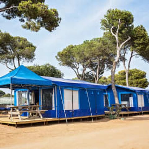 TENTE TOILE ET BOIS 5 personnes - Super Lodge Tent  Cala Gogo (sans sanitaires) Par Lietsyle Holidays 