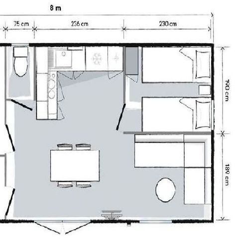 BUNGALOW 4 personnes - CROMA