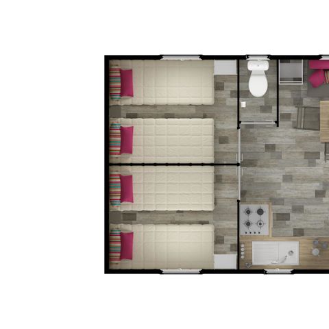 BUNGALOW 6 personnes - BERMUDE TRIO (7/7)