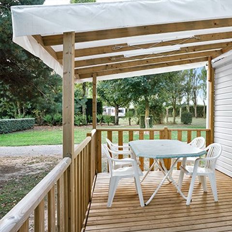BUNGALOW 6 personnes - Classic XL | 2 Ch. | 4/6 Pers. | Terrasse surélevée