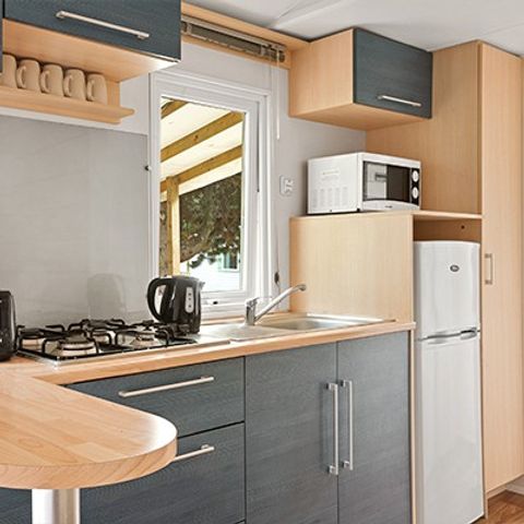 BUNGALOW 6 personnes - Classic XL | 2 Ch. | 4/6 Pers. | Terrasse surélevée