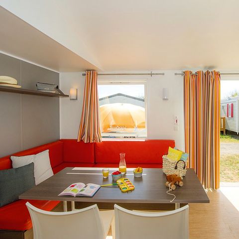 BUNGALOW 6 personnes - Classic XL | 3 Ch. | 6 Pers. | Terrasse Couverte | TV