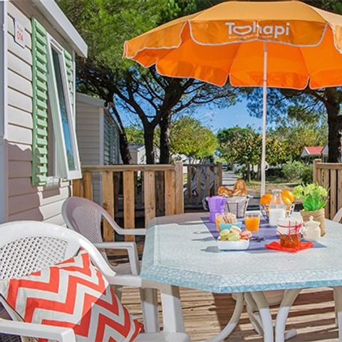 BUNGALOW 6 personnes - Classic XL | 2 Ch. | 4/6 Pers. | Terrasse Simple