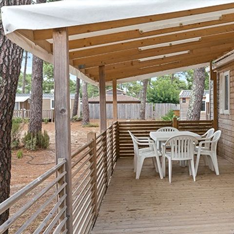 BUNGALOW 6 personnes - Comfort XL | 3 Ch. | 6 Pers. | Terrasse surélevée