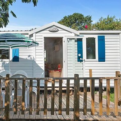BUNGALOW 6 personnes - Mobil-home | Classic | 3 Ch. | 6 Pers. | Terrasse surélevée non couverte | 1 SDB