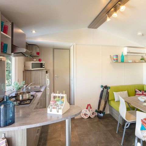 BUNGALOW 6 personnes - Classic | 2 Ch. | 4/6 Pers. | Terrasse surélevée non couverte | Clim.