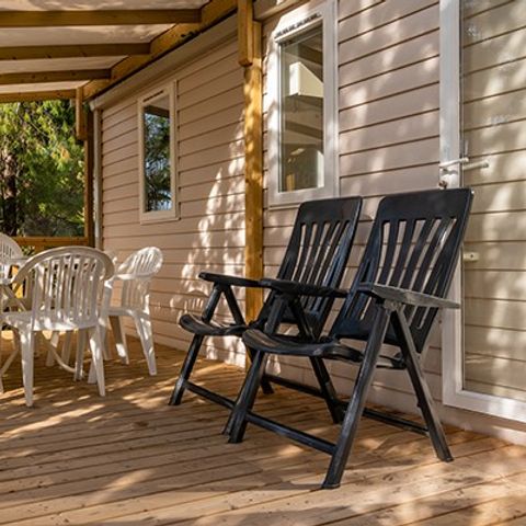 BUNGALOW 6 personnes - Comfort | 3 Ch. | 6 Pers. | Terrasse surélevée | Clim.