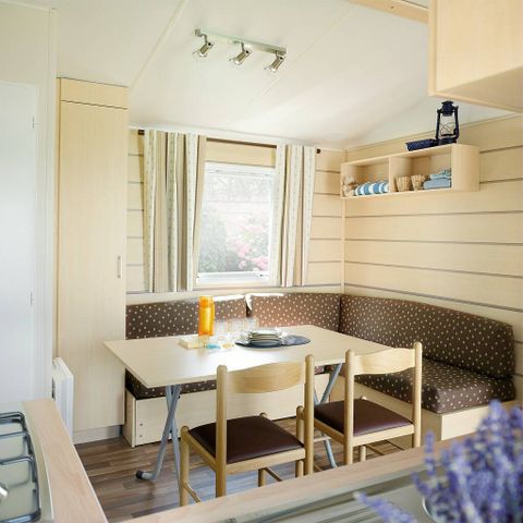 BUNGALOW 6 personnes - Mobil-home | Classic | 3 Ch. | 6 Pers. | Terrasse surélévée non couverte | Clim.