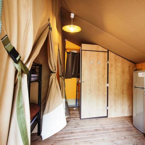 TENTE TOILE ET BOIS 5 personnes - LODGE CONFORT Victoria | 5 pers. 2 ch.