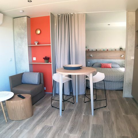 BUNGALOW 2 personnes - Cottage JASMIN + jacuzzi 21m² (1 chambre)