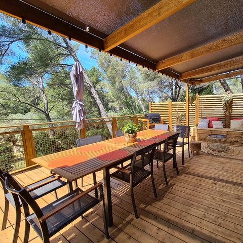 BUNGALOW 8 personnes - Cottage COTE JARDIN 40m² (3 chambres)