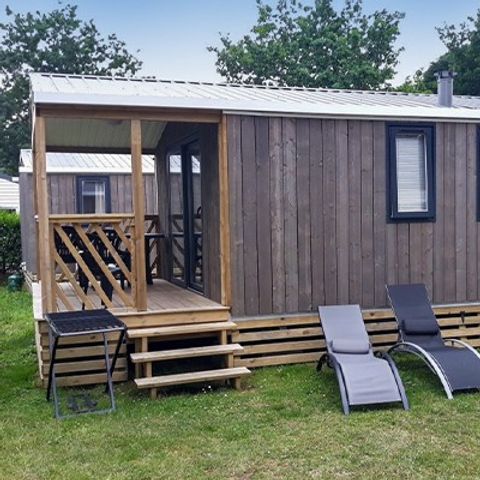 BUNGALOW 4 personnes - Confort | 2 chambres | 4 pers. | Terrasse simple | 1 salle de bain | Climatisation | TV