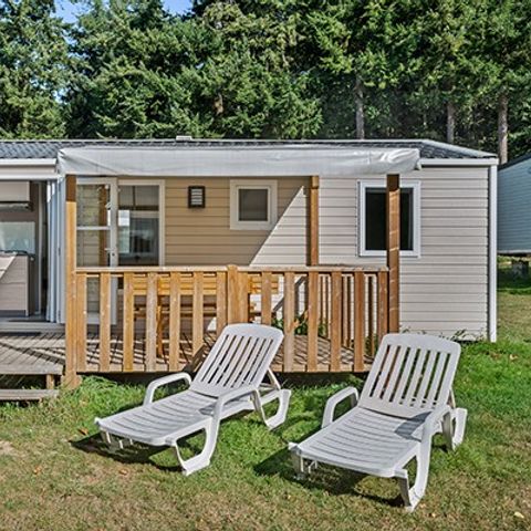 BUNGALOW 6 personnes - Comfort XL | 3 Ch. | 6 Pers. | Terrasse surélevée | Clim.