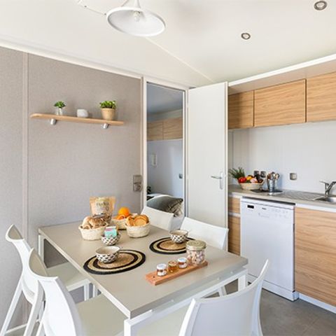 BUNGALOW 6 personnes - Comfort XL | 3 Ch. | 6 Pers. | Terrasse surélevée | TV