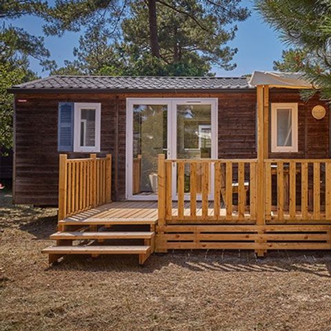 BUNGALOW 6 personnes - Comfort XL | 3 Ch. | 6 Pers. | Terrasse surélevée | TV
