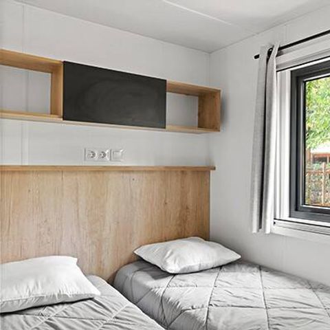 BUNGALOW 6 personnes - Ultimate | 3 Ch. | 6 Pers. | *Terrasse surélevée* | 2 SDB | Clim. | TV