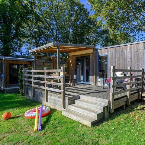 BUNGALOW 4 personnes - Ultimate | 2 Ch. | 4 Pers. | Terrasse surélevée | Clim. | TV