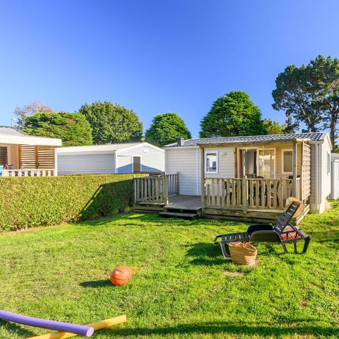 BUNGALOW 4 personnes - Mobil-home | Comfort | 2 Ch. | 4 Pers. | Terrasse surélevée | Clim.