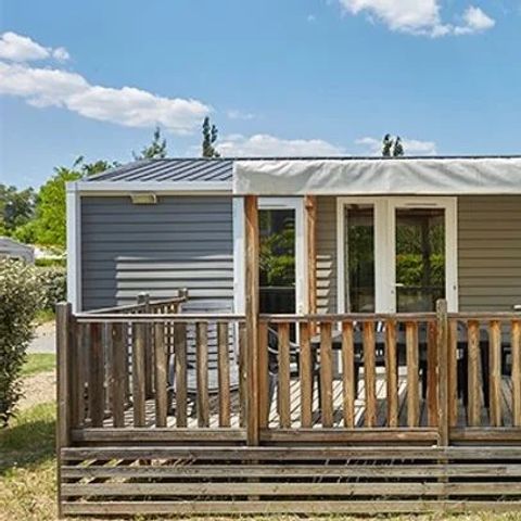 BUNGALOW 4 personnes - Ultimate | 2 Ch. | 4 Pers. | Terrasse surélevée | 2 SDB | Clim. | TV